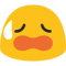 Emoji Sad but Relieved Face Gift for Emoji Lovers(1).png
