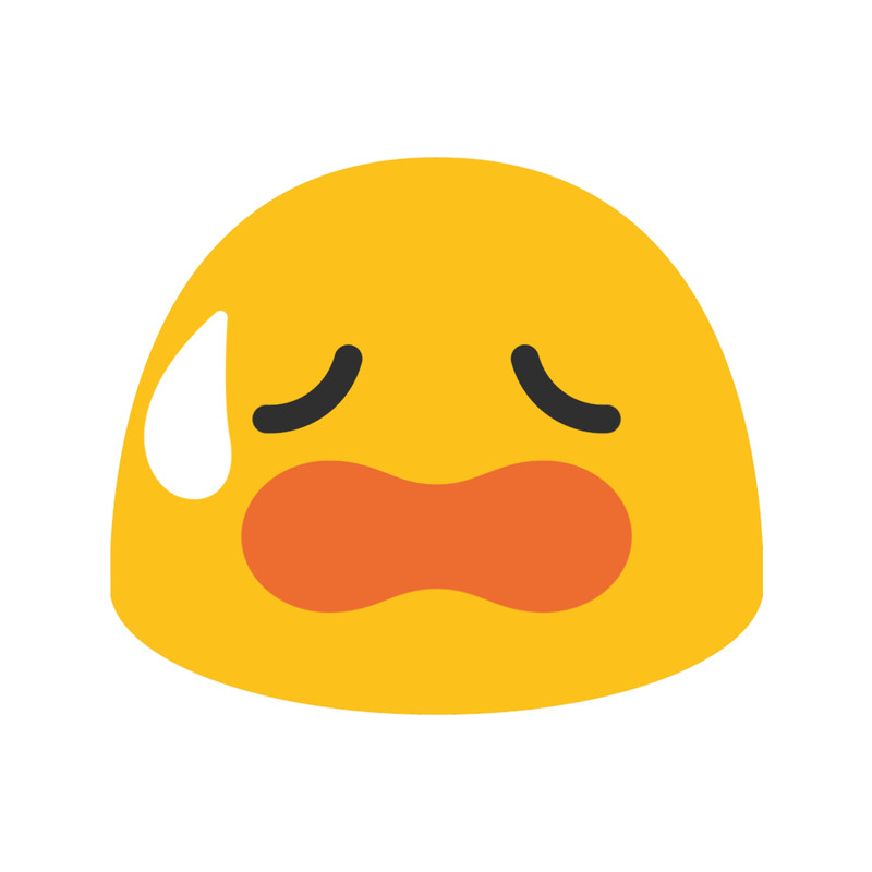 Emoji Sad but Relieved Face Gift for Emoji Lovers(1).png