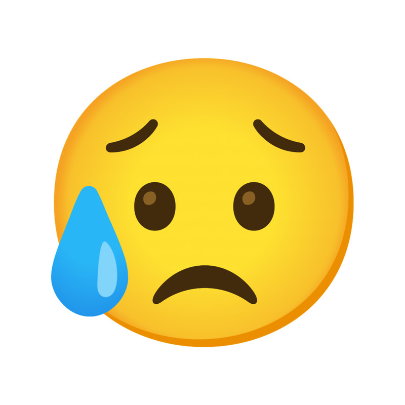 Emoji Sad Disappointed but Relieved Face Gift for Emoji Lovers.png