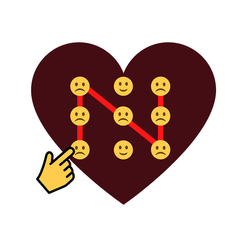 Funny emoji Heart sad face emoji gift.png