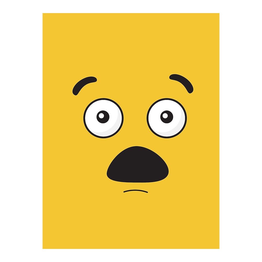 Funny Emoji Smiley Wow Face Emoji Graphic .png