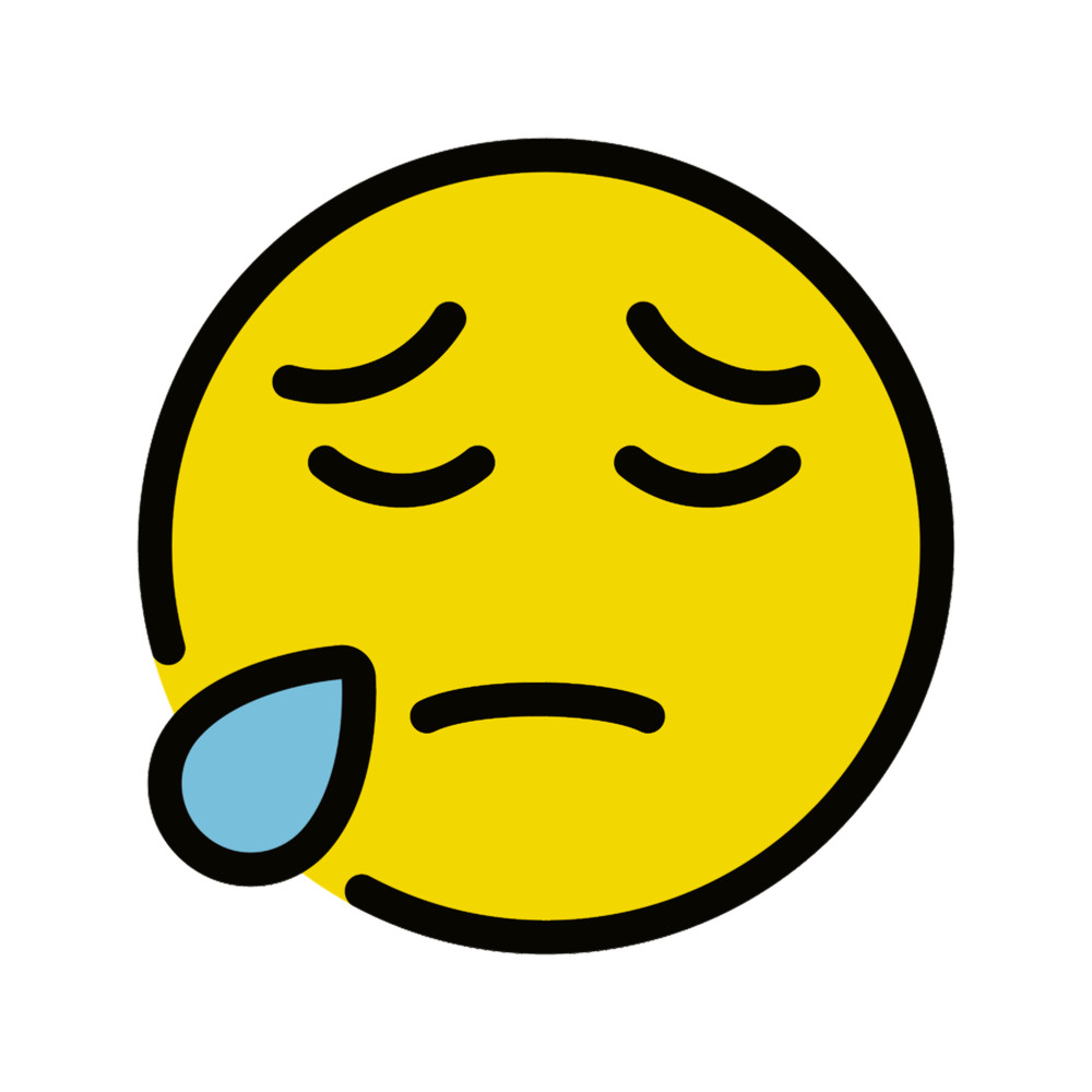 SAD BUT RELIEVED FACE emoji print.png