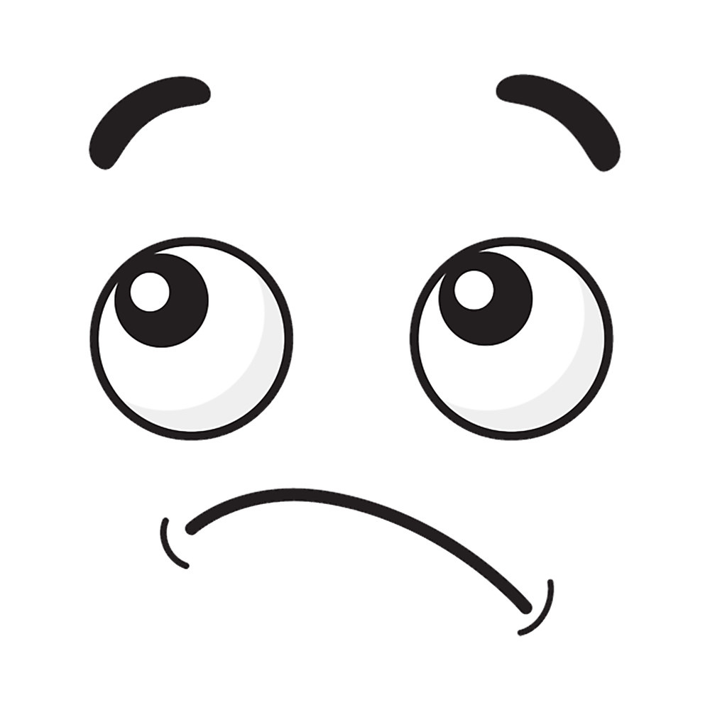 Sad Face - Face expressions.png