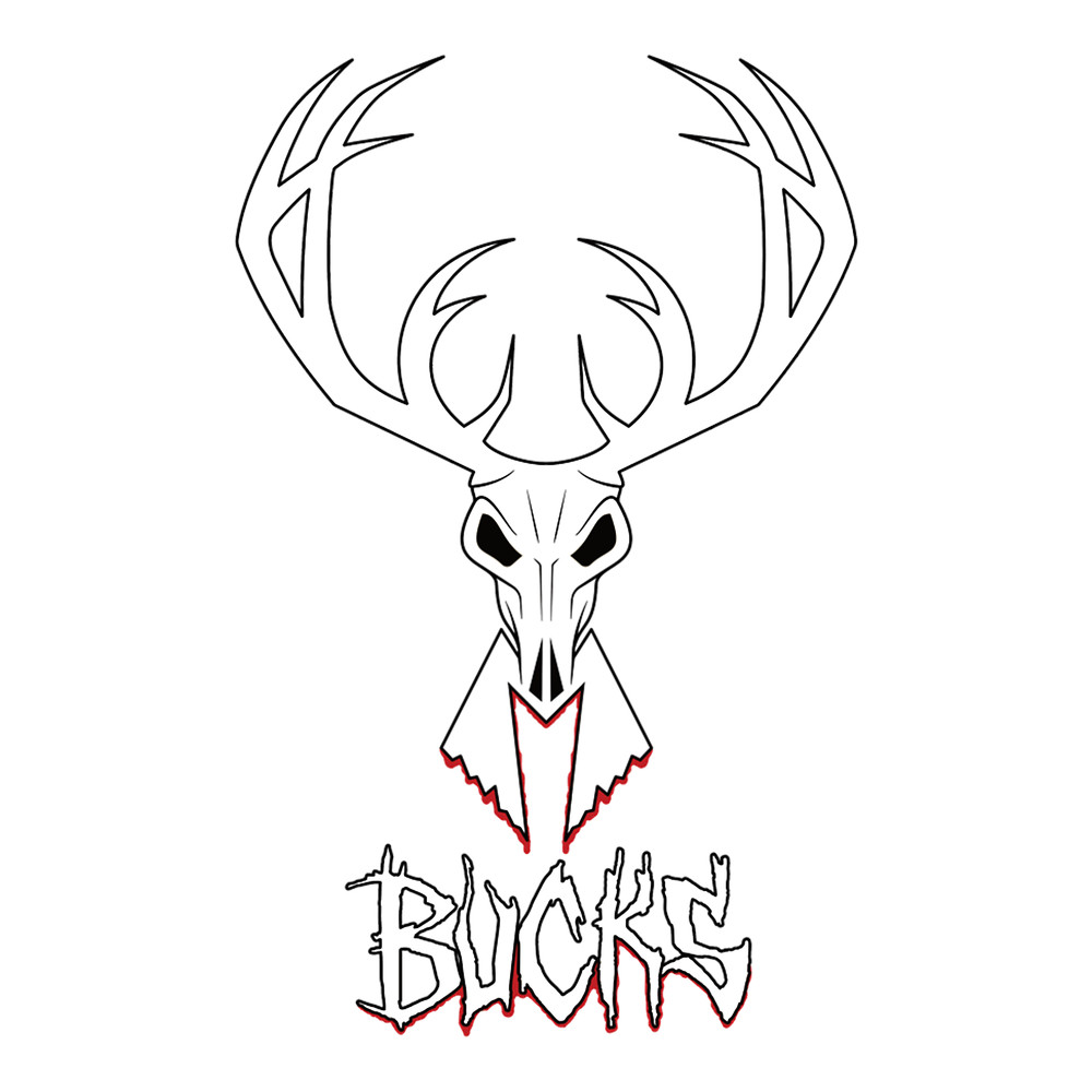 Milwaukee Bucks White Skull .png
