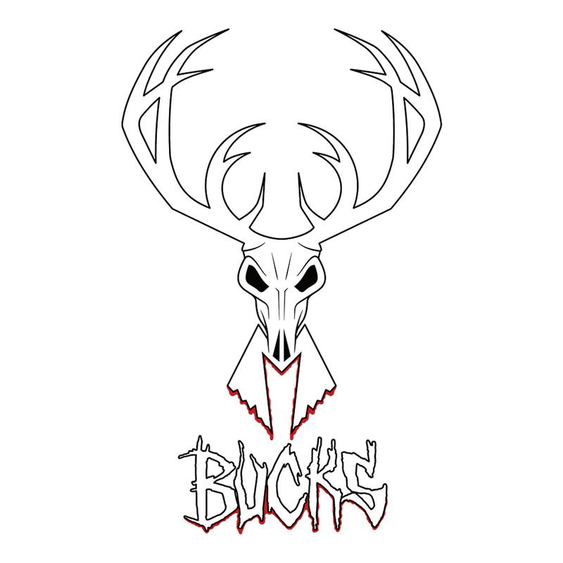 Milwaukee Bucks White Skull .png