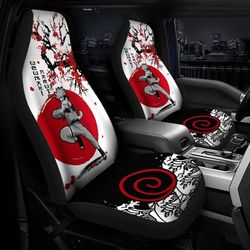 Uzumaki Naruto Sage Car Seat Covers Custom Japan Style Naruto Anime Car Interior Accessories