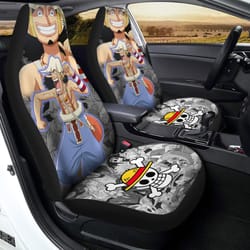usopp car seat covers custom anime one piece car interior accessories