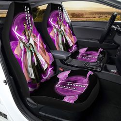 shunsui kyoraku car seat covers custom anime bleach car accessories