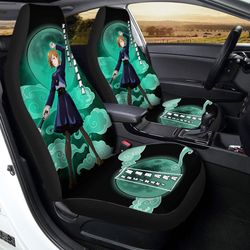 Nobara Kugisaki Car Seat Covers Custom Jujutsu Kaisen Anime Car Interior Accessories