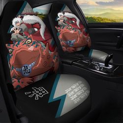 Jiraiya Sage Car Seat Covers Custom Naruto Anime Car Interior Accessories