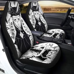 gyomei himejima car seat covers custom kimetsu no yaiba manga car accessories