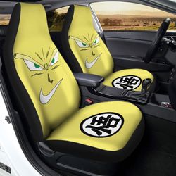 Goku Super Saiyan Eyes Car Seat Covers Custom Dragon Ball Anime Car Interior Accessories