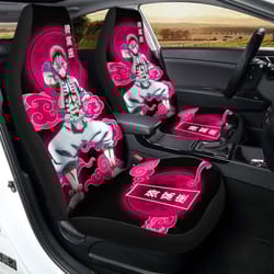 akaza car seat covers custom anime demon slayer car interior accessories