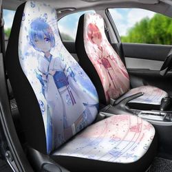 rem and ram car seat covers custom anime car interior accessories