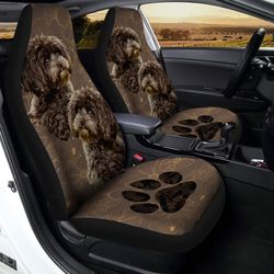 poodle car seat covers custom puppies dog car interior accessories