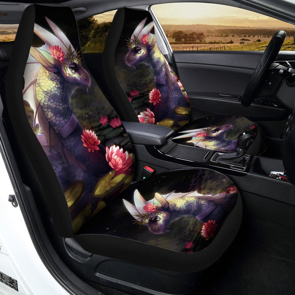 legendary_creature_dragon_car_seat_covers_custom_with_lotus_flower_i6jltskt9c.jpg