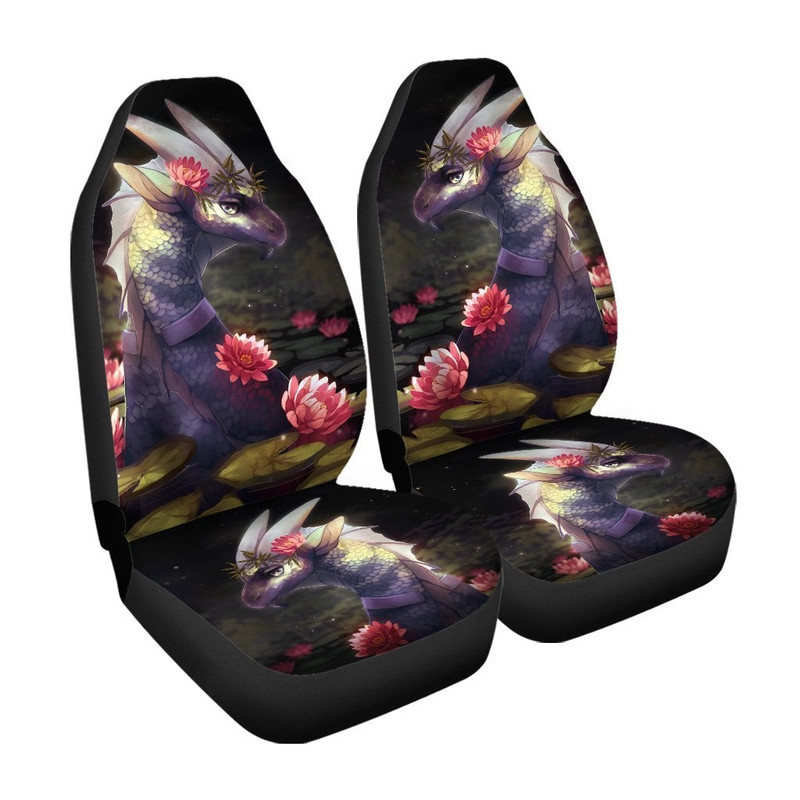 legendary_creature_dragon_car_seat_covers_custom_with_lotus_flower_j3y4ieetha.jpg