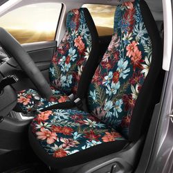 Hawaiian Hibiscus Car Seat Covers Custom Car Interior Accessories