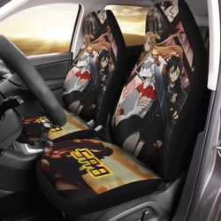 kirito x asuna sword art online anime car seat covers