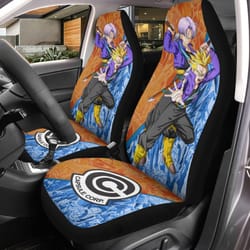 dragon ball z car seat covers anime car accessories future trunks