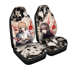Tokyo Ghoul Car Seat Covers Custom Hinami Fueguchi Character