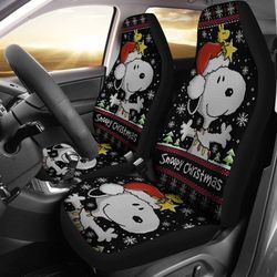 Snoopy Christmas Fan Art Car Seat Cover