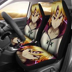 seven deadly sins zeldris car seat covers anime fan gift