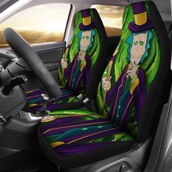 rick sanchez car seat covers rick and morty cartoon