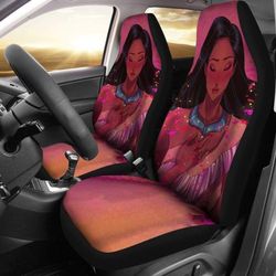 Pocahontas Princess Pretty Car Seat Covers Cartoon Fan Gift