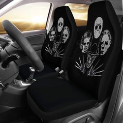 michael myers jason voorhees freddy krueger leatherface horror car seat covers