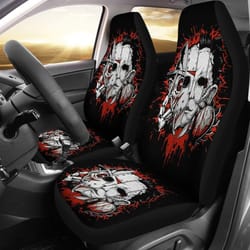 michael myers jason voorhees freddy krueger leatherface car seat covers