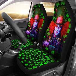 Mad Hatter Car Seat Covers Alice In Wonderland Movie Fan Gift
