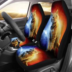 goose cat captain marvel car seat covers