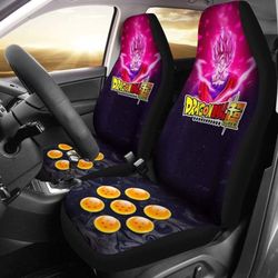 goku super saiyan god dragon ball anime car seat covers