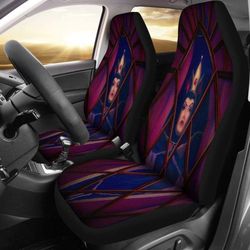 evil queen art maleficent car seat covers