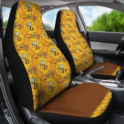 bumble bees custom car seat covers