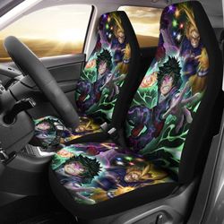 boku my hero academia car seat covers manga fan gift