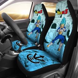 vegeta blue hero dragon ball z car seat covers manga mixed anime