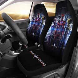 together we are more saban's go go power rangers car seat covers