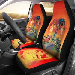 mufasa vs scar the lion king car seat covers