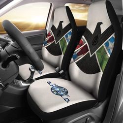 logo agents of shield marvel car seat covers