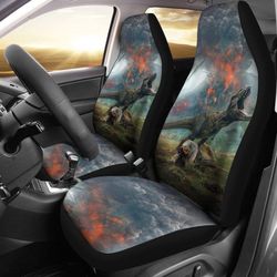 jurassic park movie dinosaur car seat covers