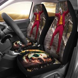 joker dancing up stairs car seat covers for fan