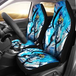 Gogeta Dragon Ball Blue Design Car Seat Covers