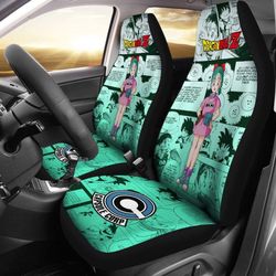 bulma dragon ball z car seat covers manga mixed anime