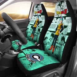 bulma characters dragon ball z car seat covers manga mixed anime