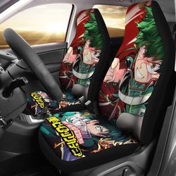 anger izuku midoriya my hero academia car seat covers