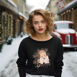 believe in the magic of christmas festive holiday shirt,celebrate the season with our believe christmas shirt perfect fo