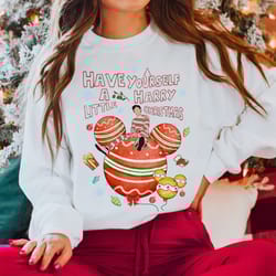 have yourself a harry little christmas sweater, ugly christmas sweater, christmas outfit hoodie, music lover hoodie, fun