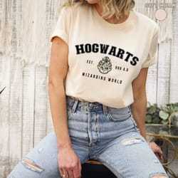 hogwarts wizarding world shirt, magical wizard crewneck shirt, harry potter sweatshirt, witch shirt, wizard book lover p